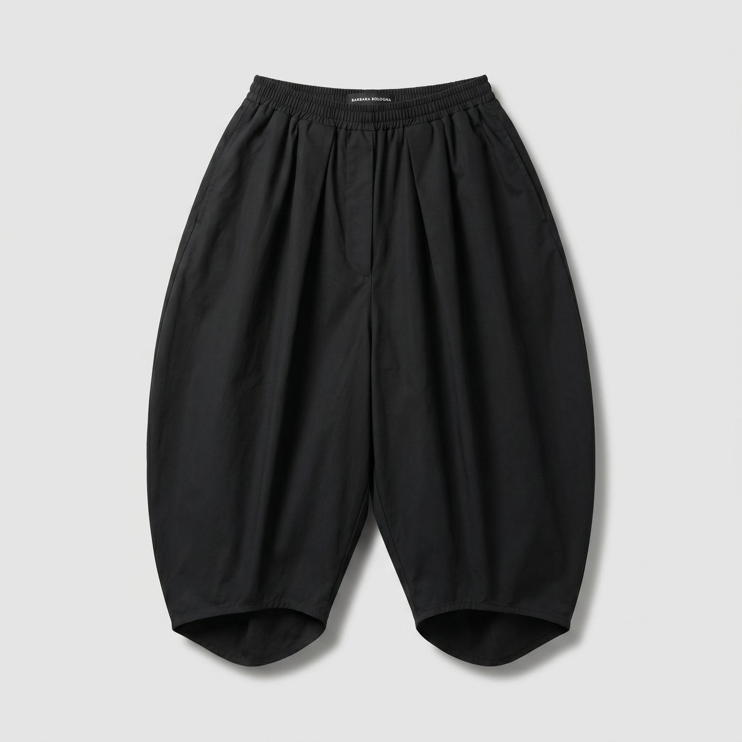 Black Balloon Pleated Trousers