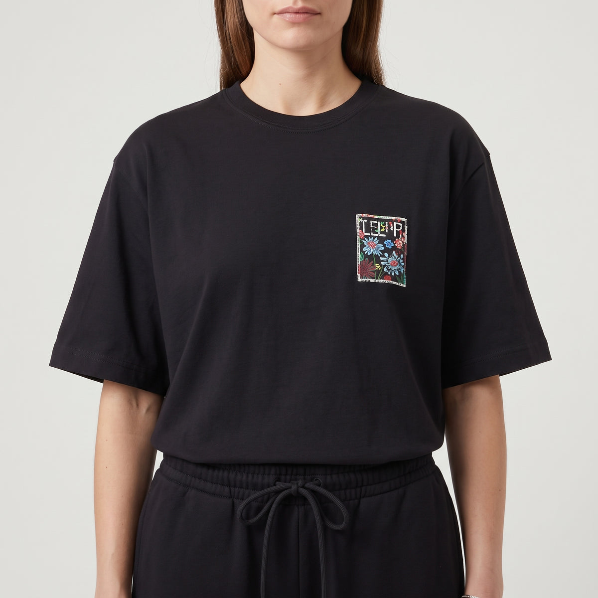 Floral Graphic Cotton T-Shirt