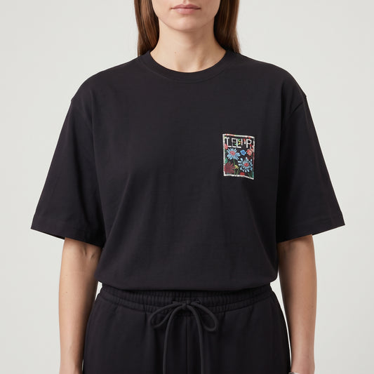 Floral Graphic Cotton T-Shirt