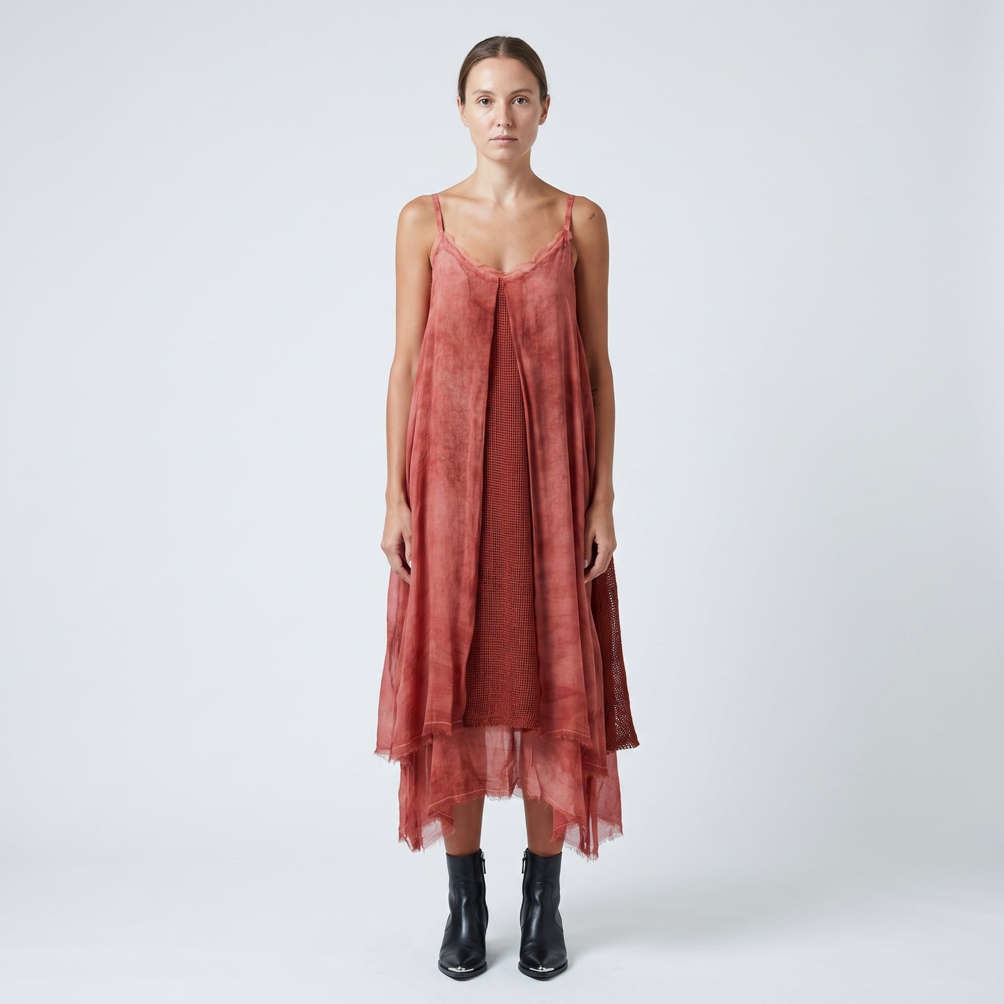 Ethereal Tiered Layered Slip Dress