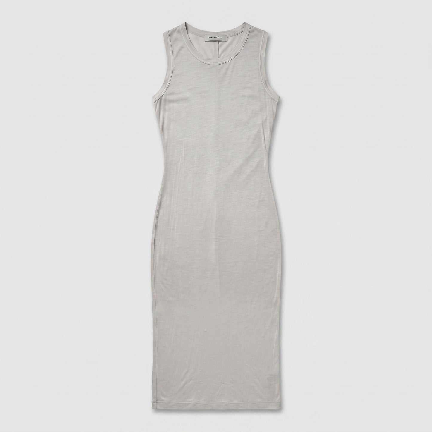 Minimalist Sleeveless Cotton Midi Dress