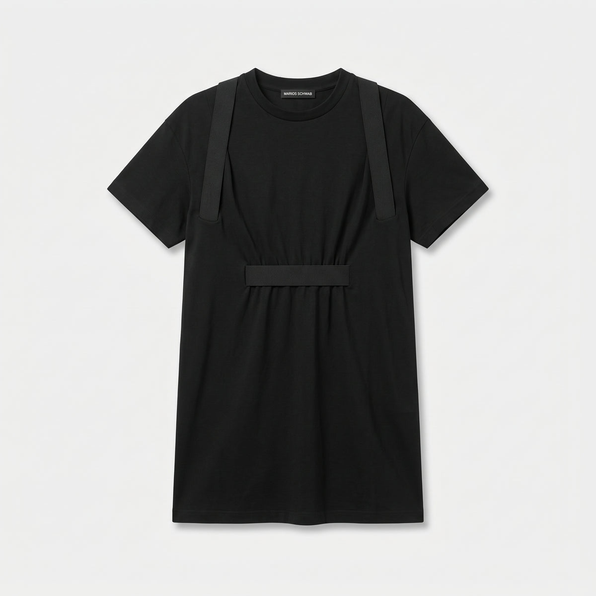 Harnessed Detail Cotton T-Shirt