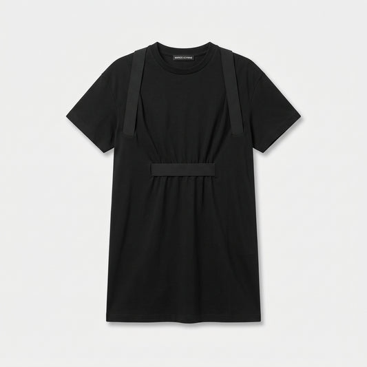 Harnessed Detail Cotton T-Shirt