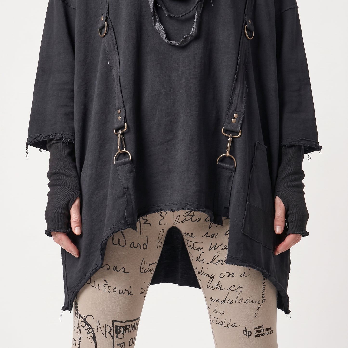 Graphic Print Stretchy Leggings