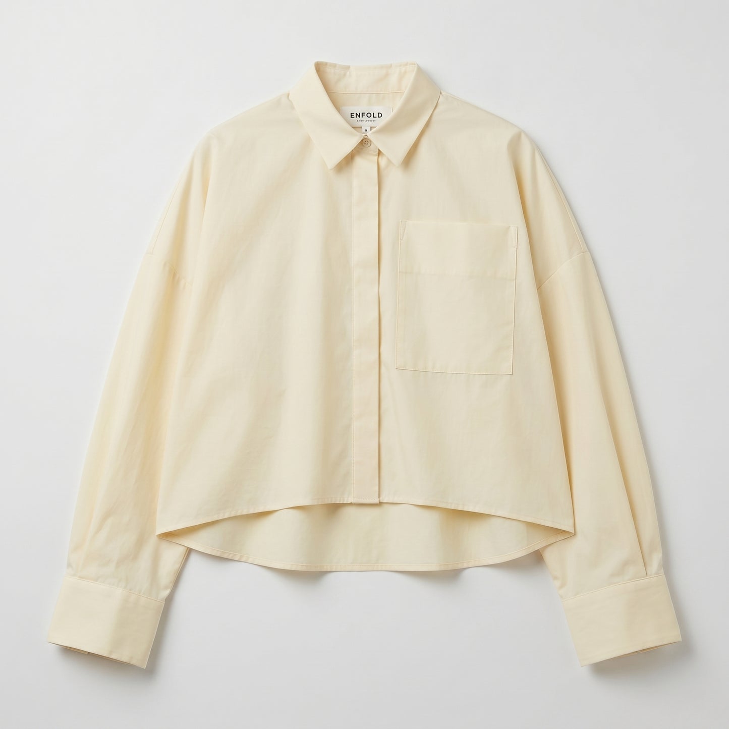 Oversized Cotton Button-Down Shirt