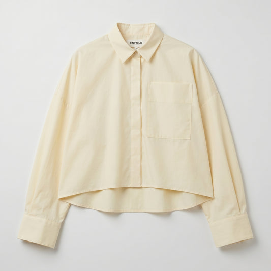 Oversized Cotton Button-Down Shirt