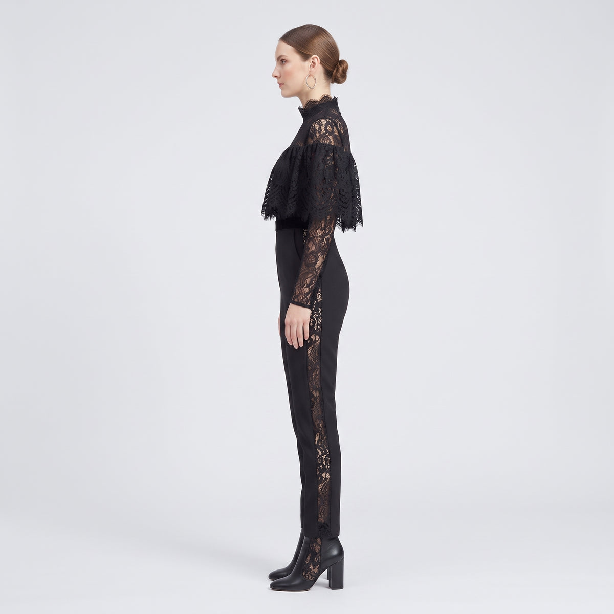 Elegant Black Lace Jumpsuit