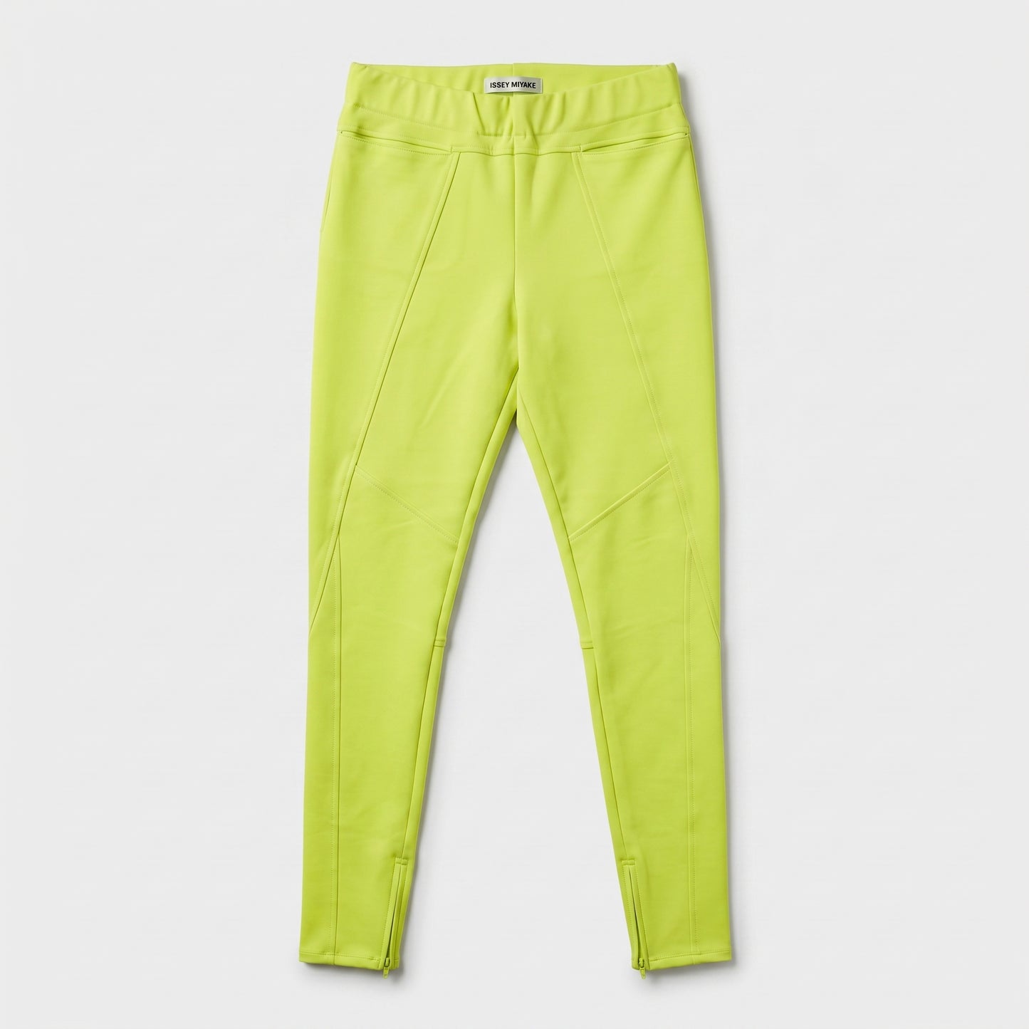 Neon Slim Fit Zippered Trousers