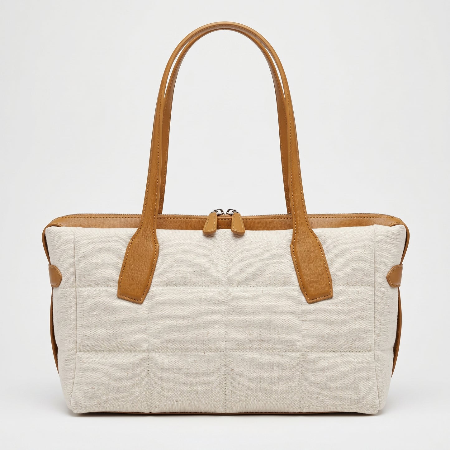 Quilted Canvas Tote Bag
