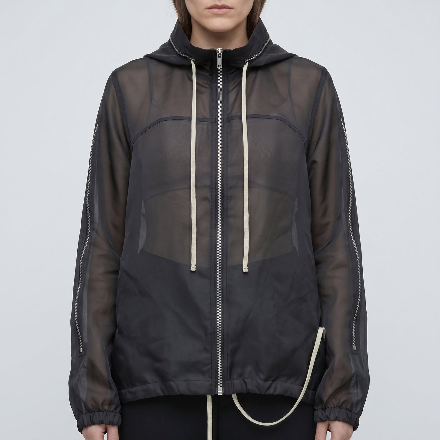 Lightweight Hooded Zip Jacket