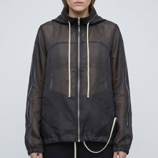 Lightweight Hooded Zip Jacket