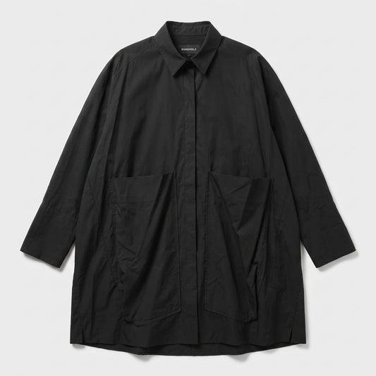 Oversized Utility Shirt Tunic