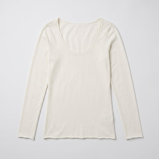 Essential Cream Long Sleeve Top