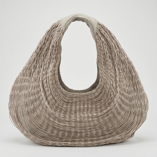 Bivalda Wide Woven Shoulder Bag