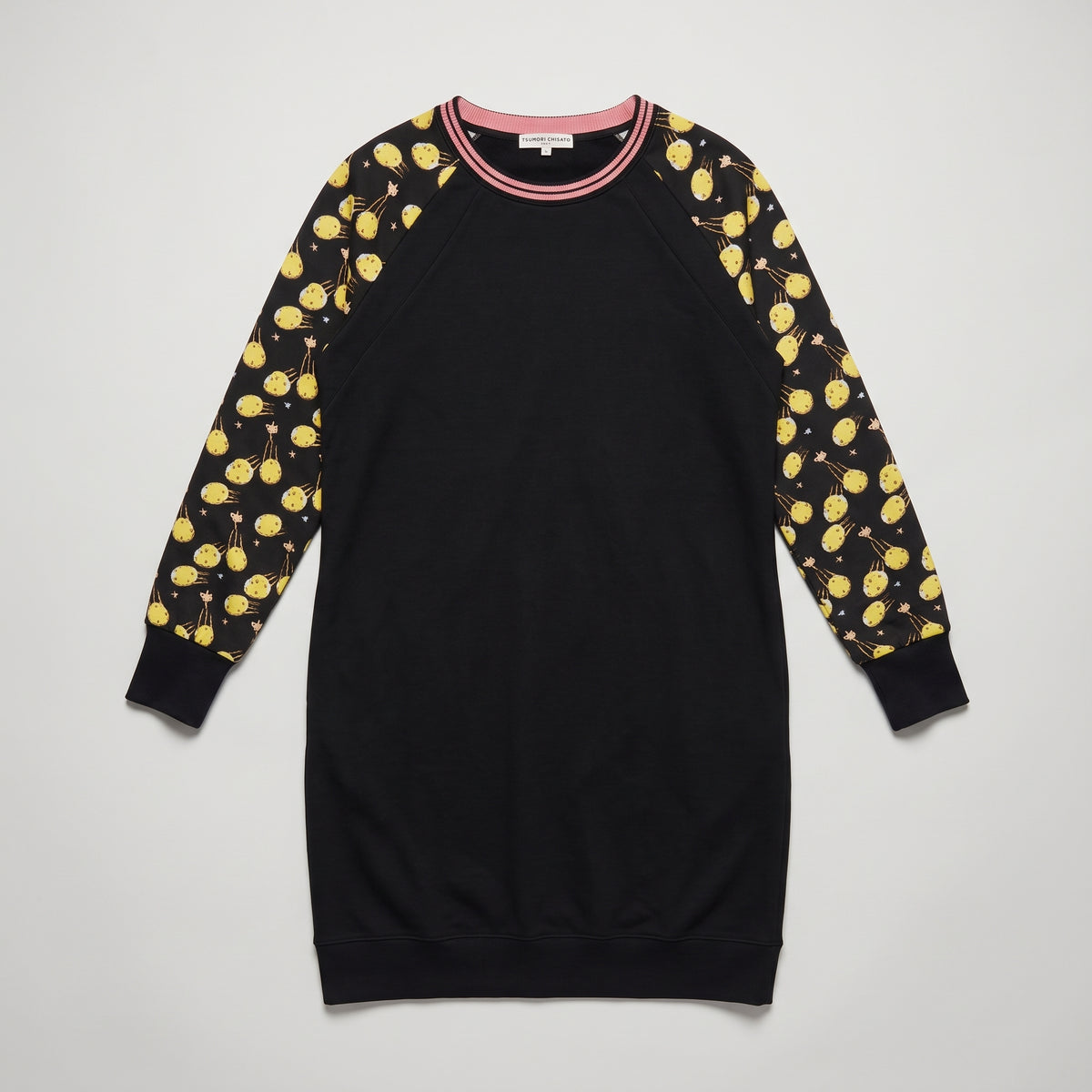 Graphic Print Long Sleeve Dress