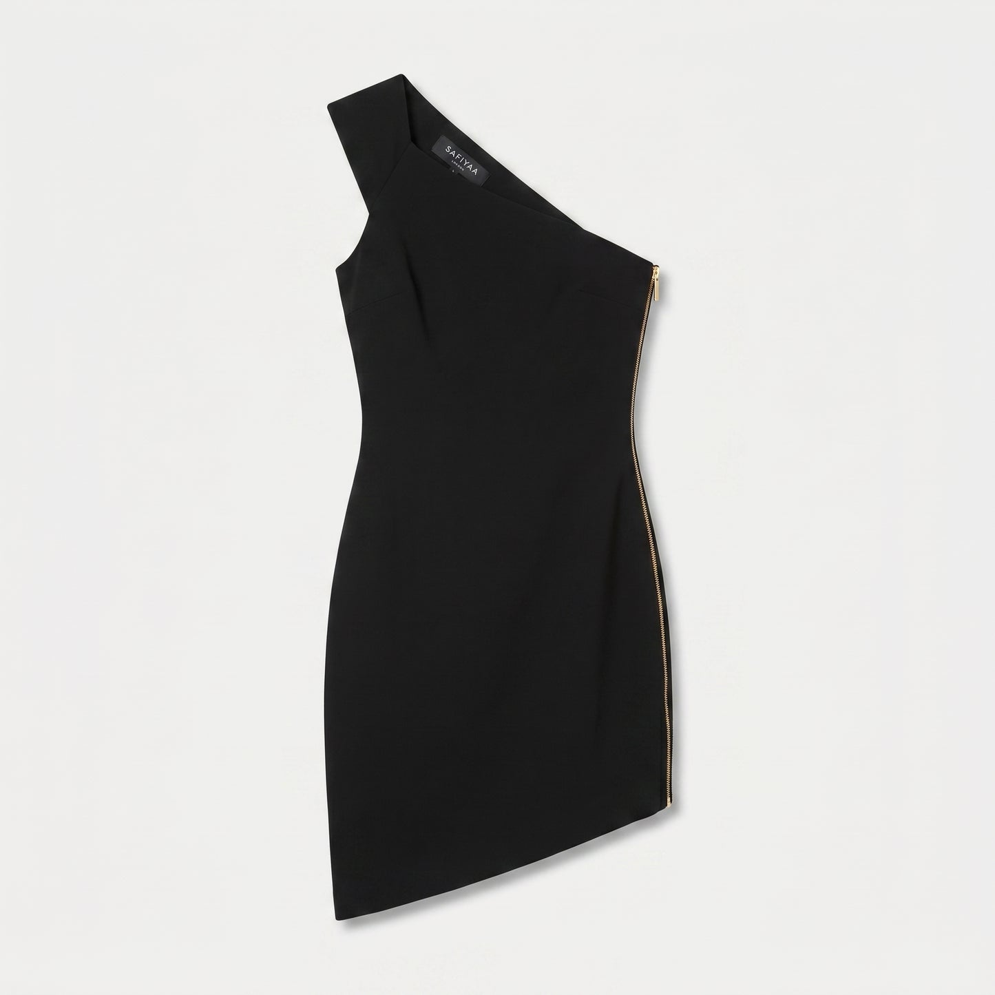 Asymmetric One-Shoulder Mini Dress