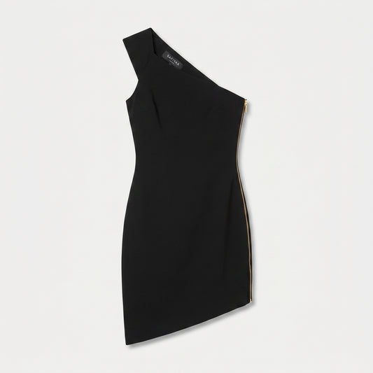 Asymmetric One-Shoulder Mini Dress