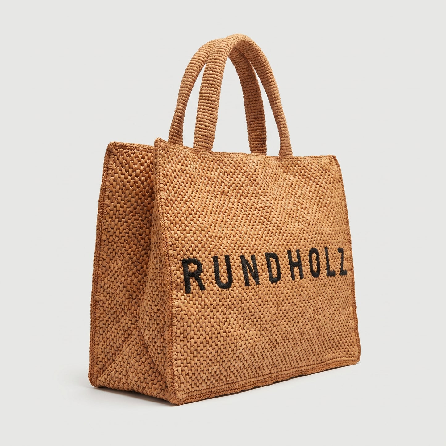 Woven Raffia Tote Bag