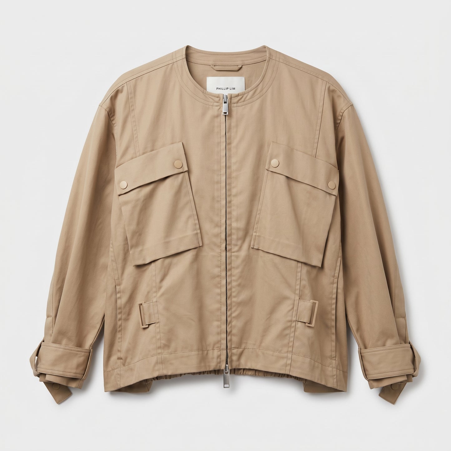 Utility Zip-Up Bomber Jacket