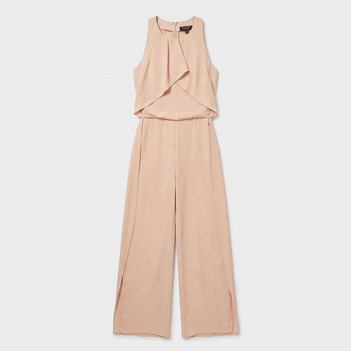 Sleeveless Drape Front Jumpsuit