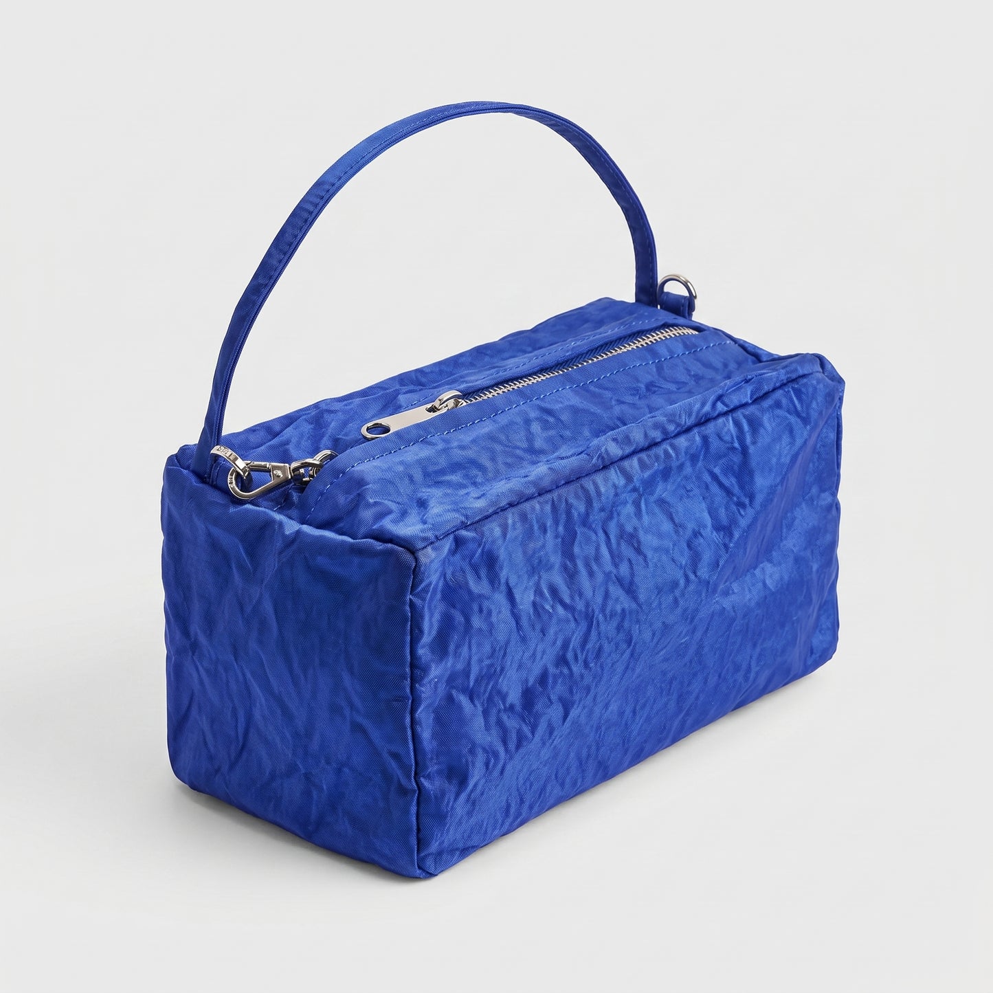 Cobalt Crinkled Shoulder Bag