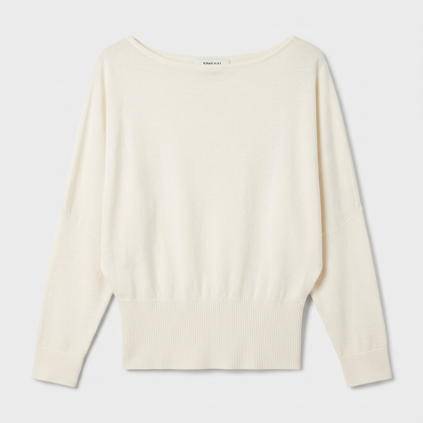 Elegant Boat Neck Knit Sweater