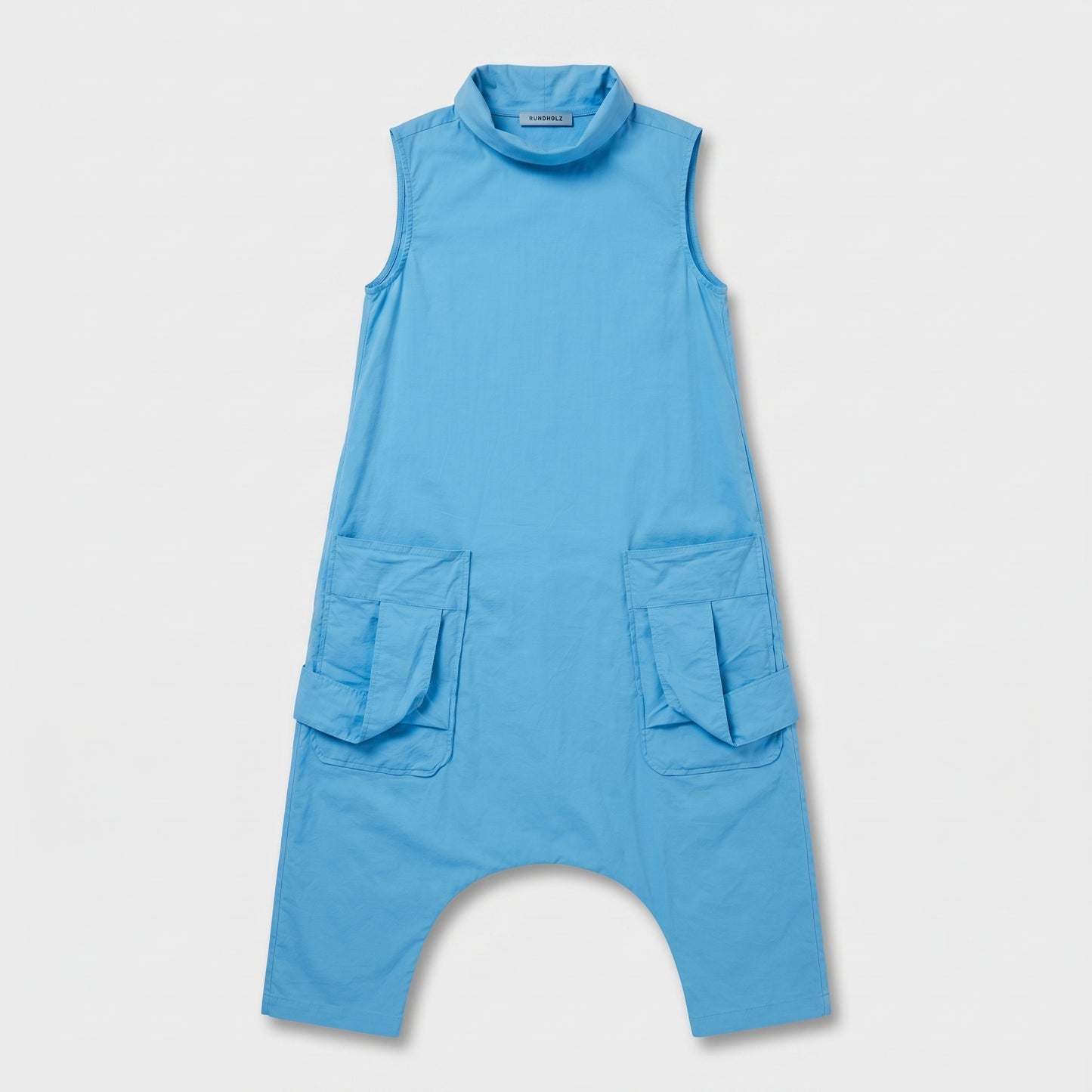 Sleeveless Drop Crotch Jumpsuit
