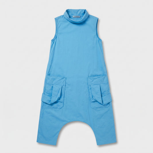 Sleeveless Drop Crotch Jumpsuit