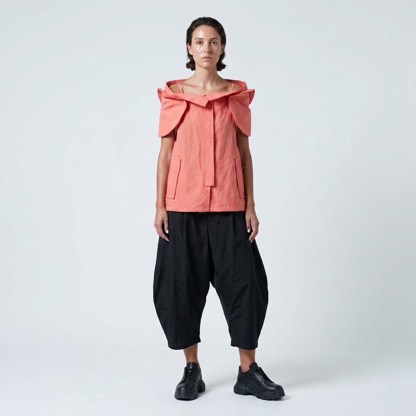 Structured Off-The-Shoulder Vest