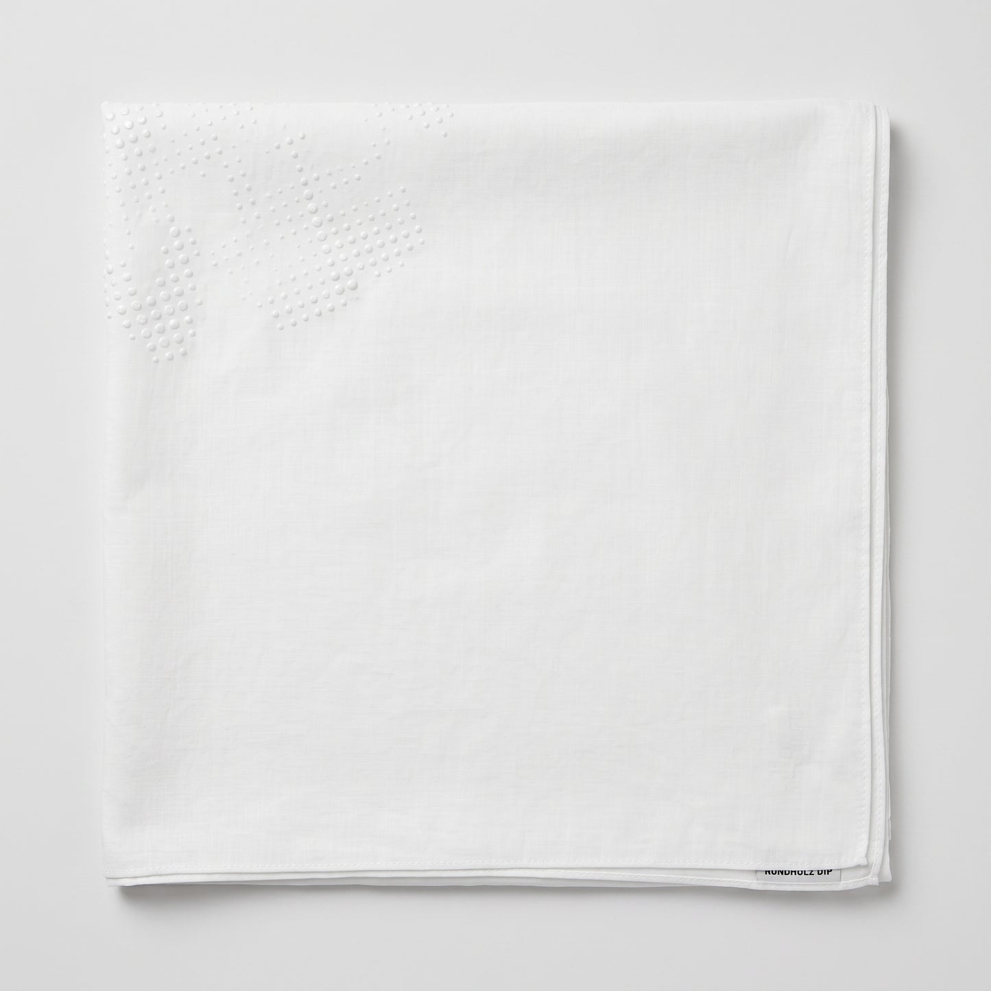 Textured Linen Square Scarf