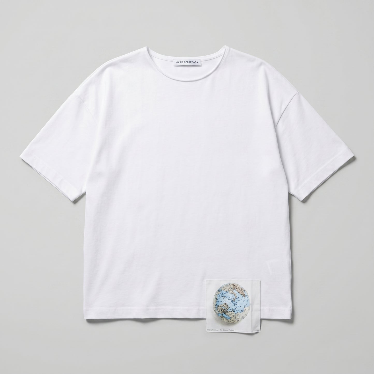 Globe Patch White T-Shirt
