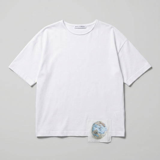 Globe Patch White T-Shirt
