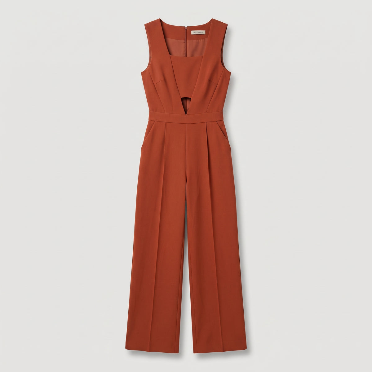 Structured Cutout Tailored Jumpsuit