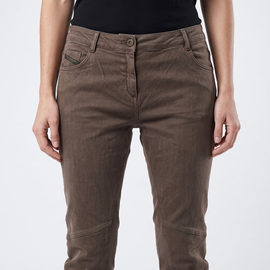 Slim Fit Coated Trousers