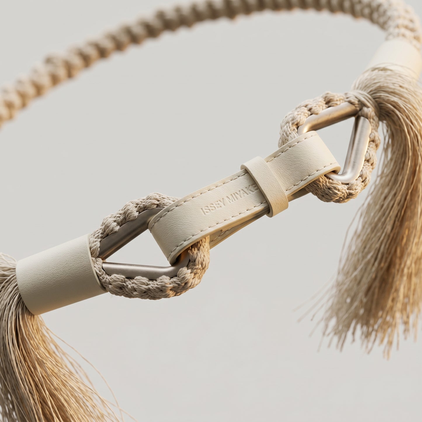 Woven Rope Tassel Belt