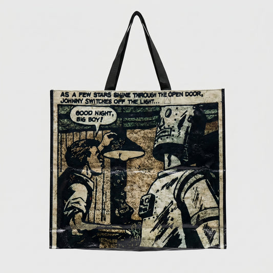 Illustrated Comic Strip Shopper Bag