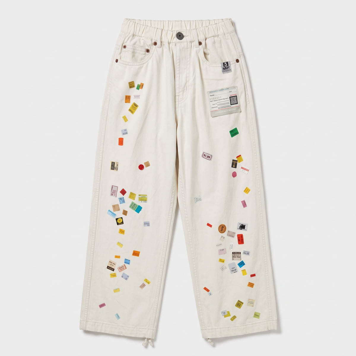 Eclectic Patchwork Canvas Trousers