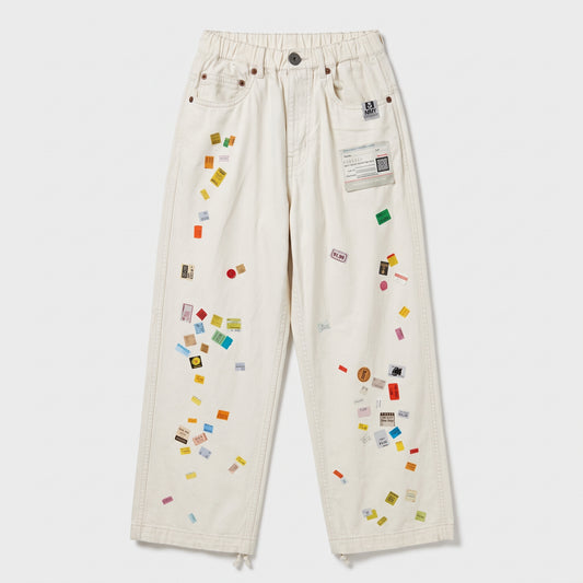 Eclectic Patchwork Canvas Trousers