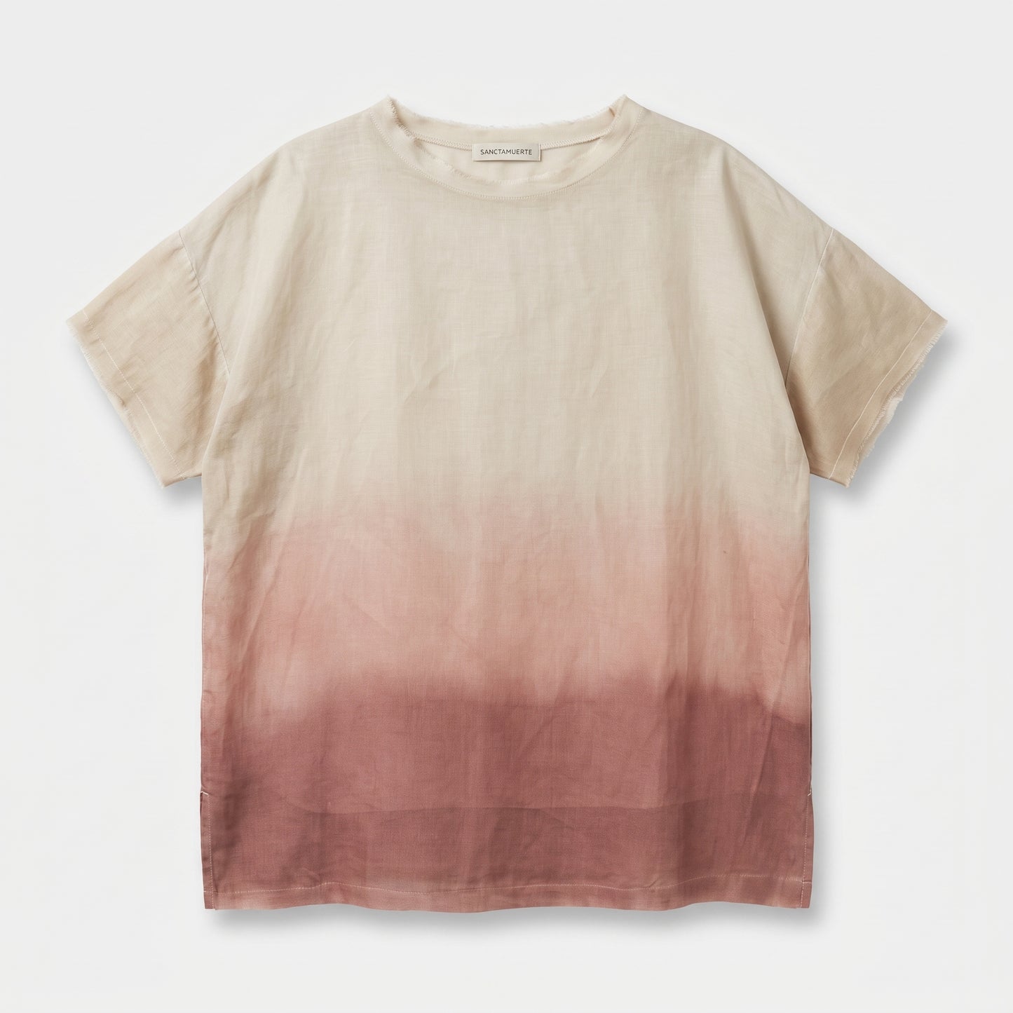 Ombre Linen Boxy Tee