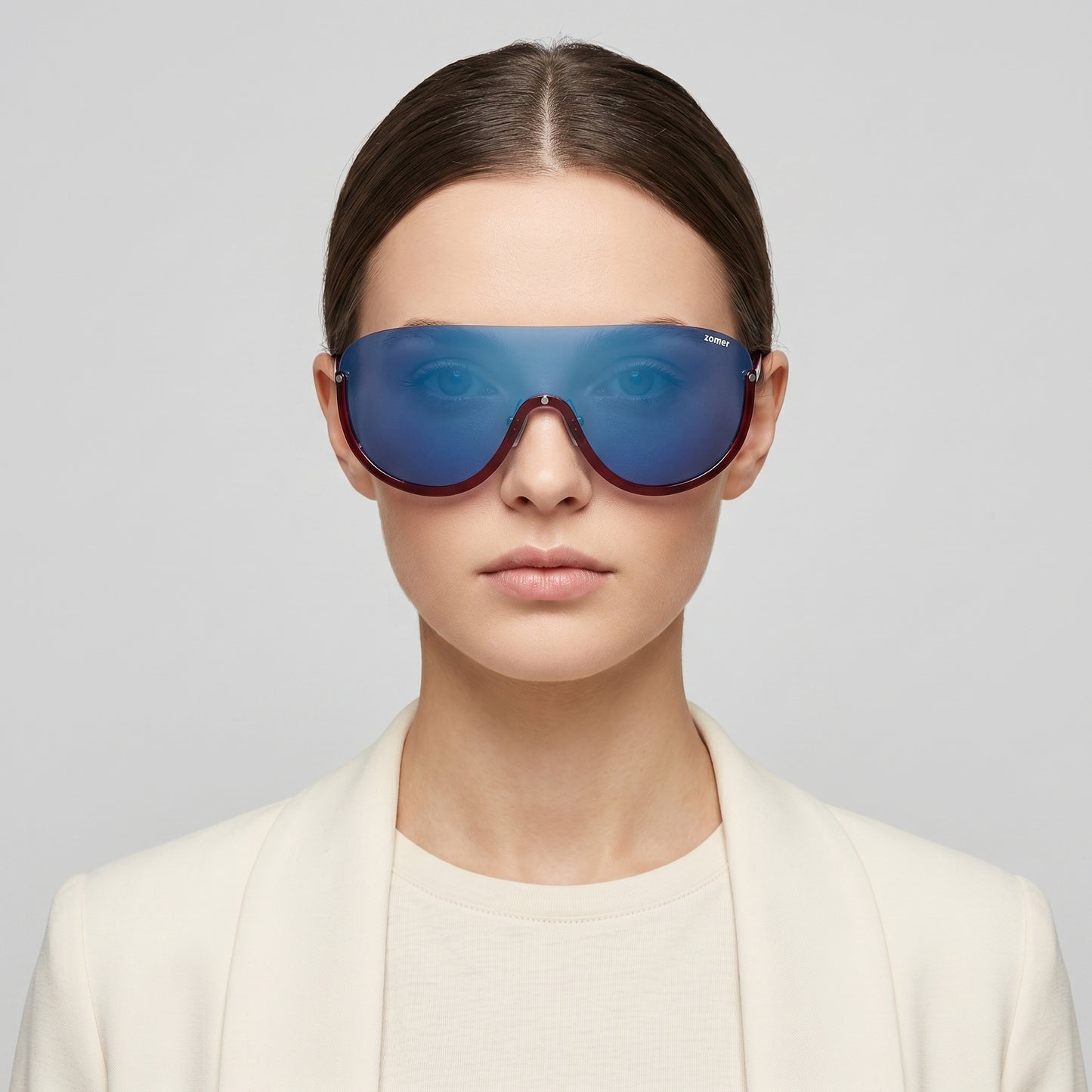 Oversized Shield Visor Sunglasses