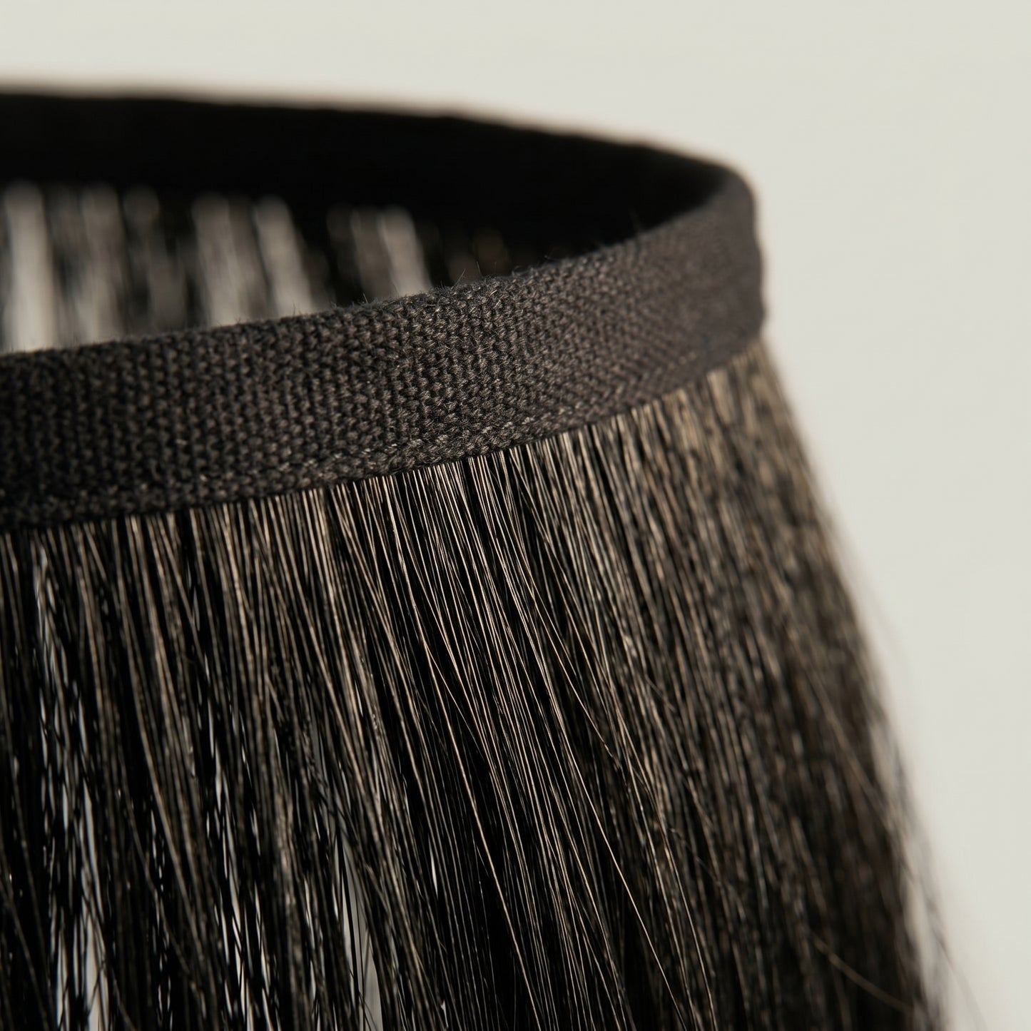 Avant-Garde Black Fringe Belt