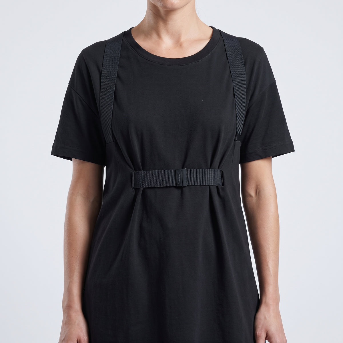 Harnessed Detail Cotton T-Shirt