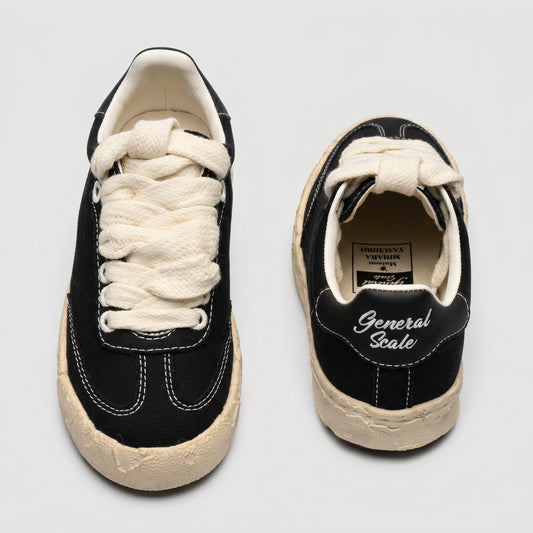 Chunky Contrast Stitch Canvas Sneakers