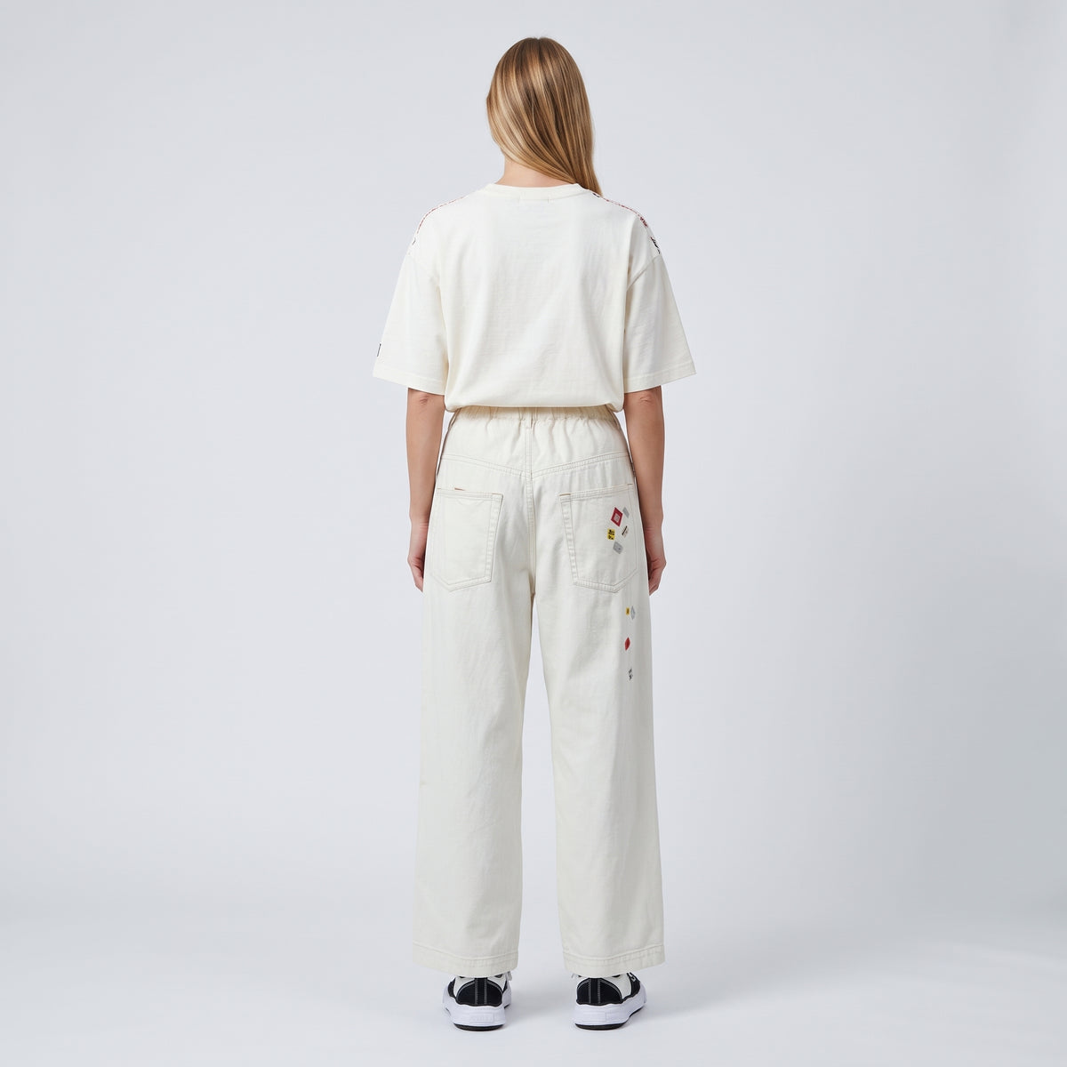 Eclectic Patchwork Canvas Trousers