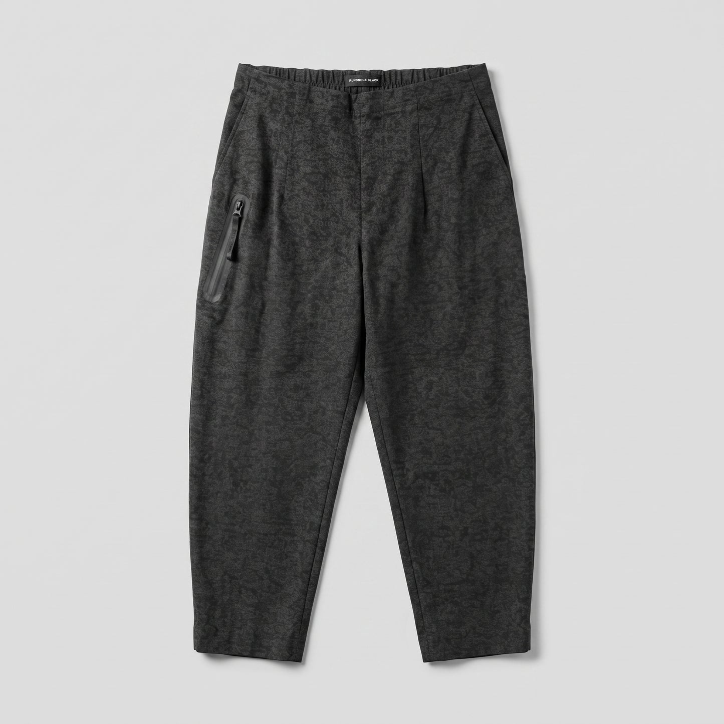 Textured Charcoal Tailored Trousers