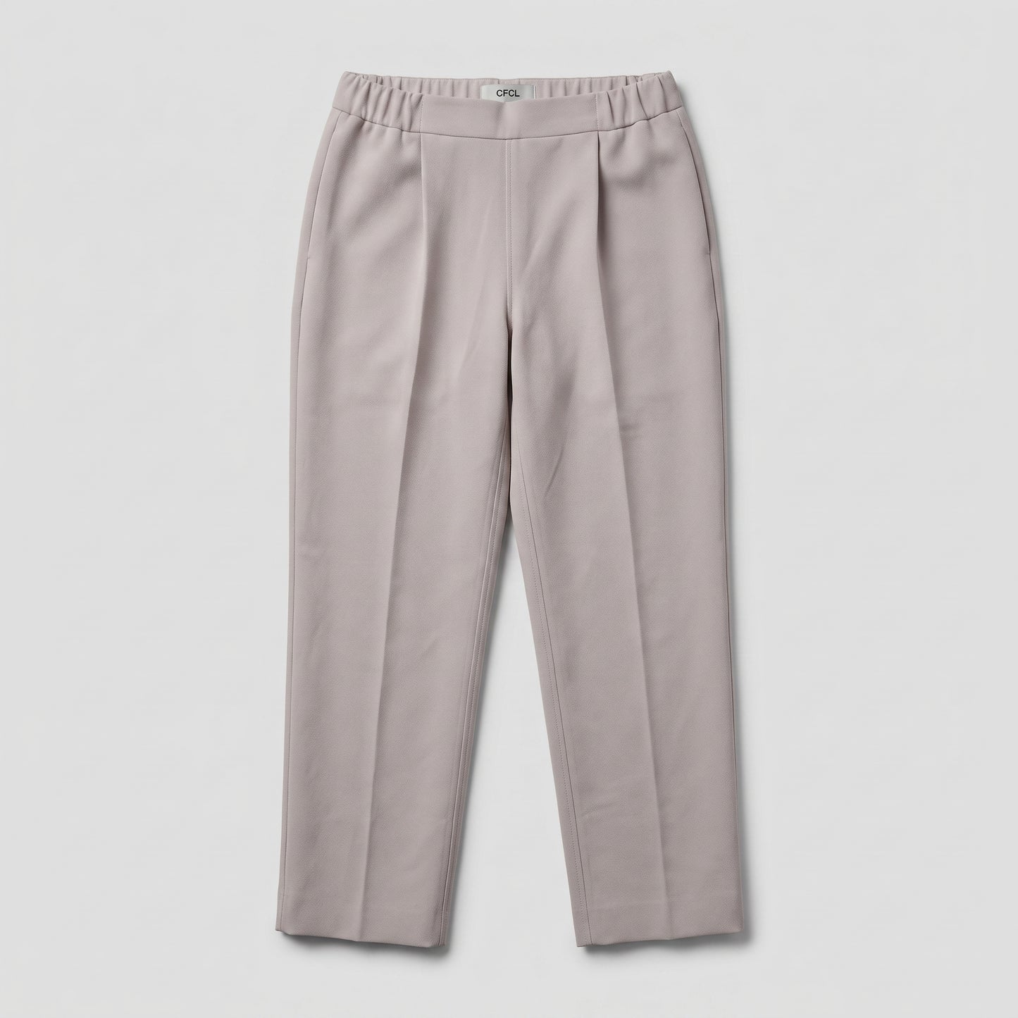 Tailored High-Waisted Elastic Trousers