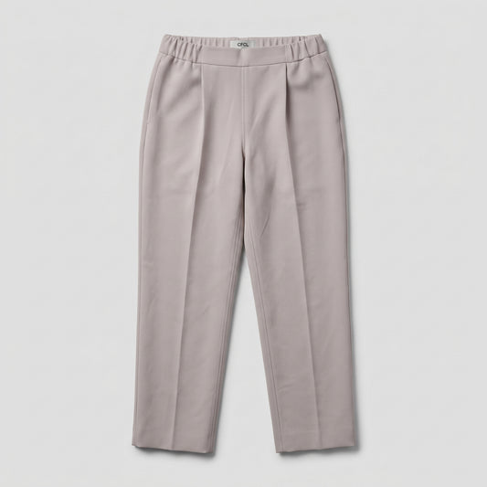 Tailored High-Waisted Elastic Trousers