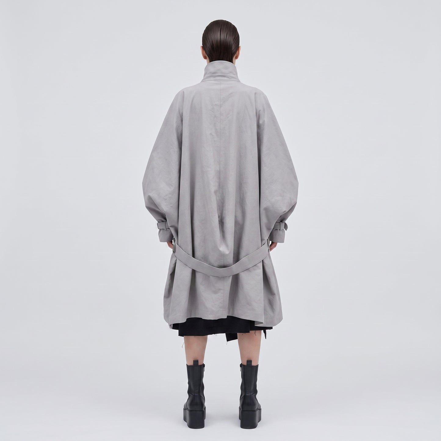 Double-Breasted Structured Utility Trench