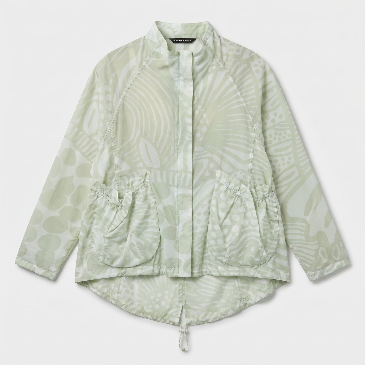 Abstract Print Lightweight Jacket