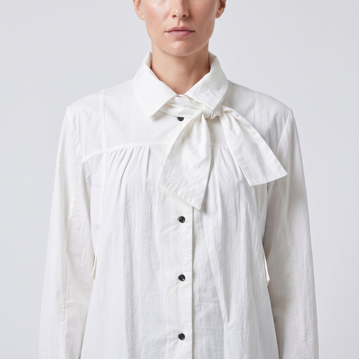 Architectural Collared Button-Down Shirt